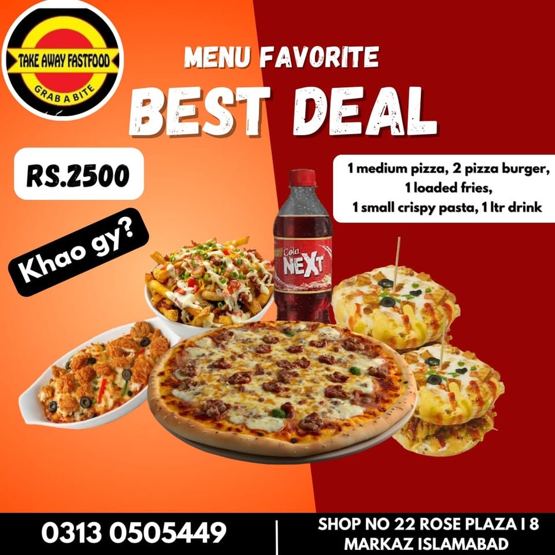 Menu Favourite Best Deal