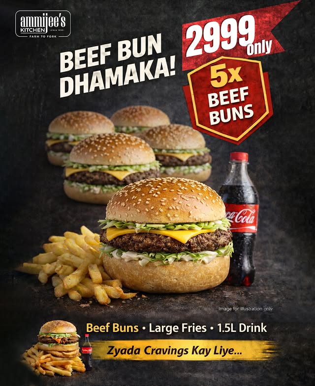 Beef Bun Dhamaka Deal – 5 Beef Buns for Just Rs. 2,999