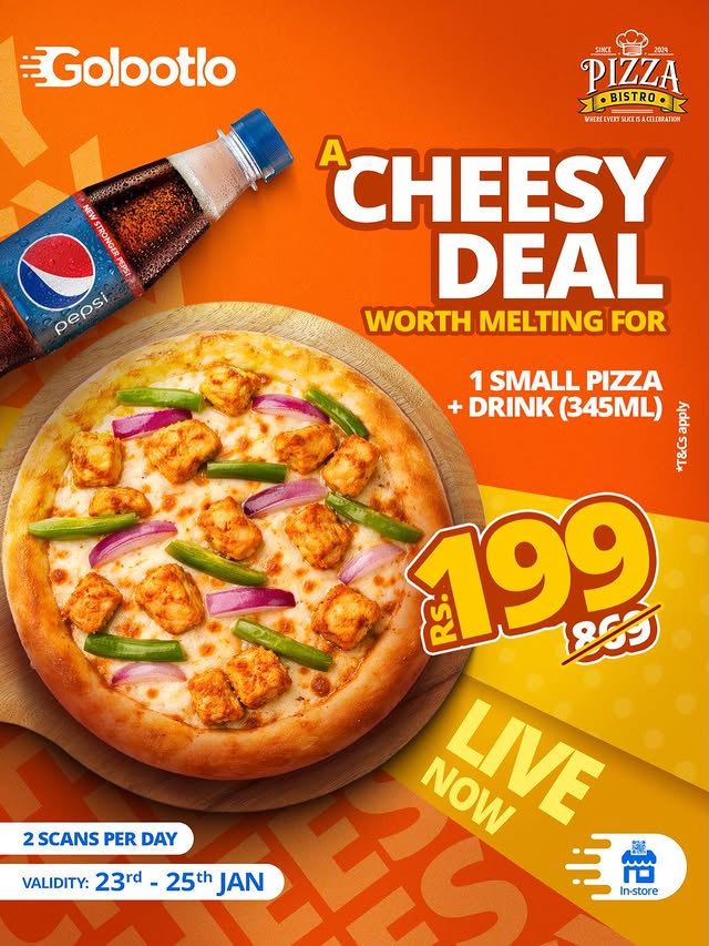 A Cheesy Deal | Golootlo Pizza Discount